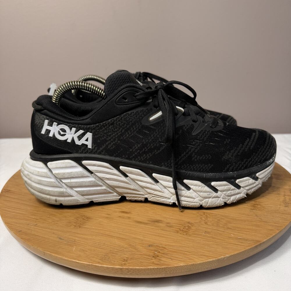 Size 8.5 - Hoka One One W Gaviota 4 Black and White